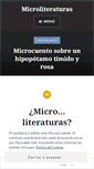 Mobile Screenshot of microliteraturas.com